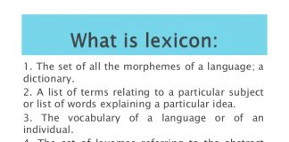 Lexicon