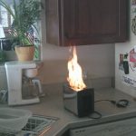 toaster fire