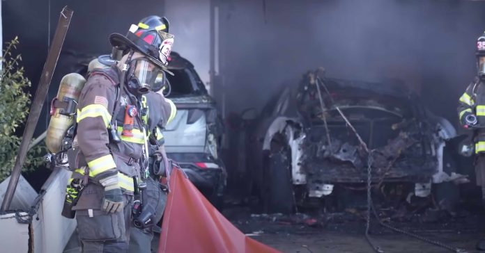 EV fire 456