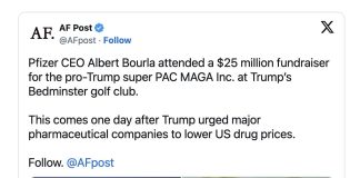 Trump’s Pharma Fan