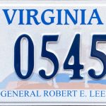 RE Lee plate