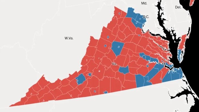 Virginia map