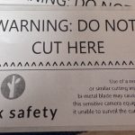 do nit cut here