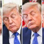 Trump sleeping
